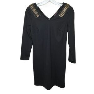 mark. Clothing Beaded Dress Black‎